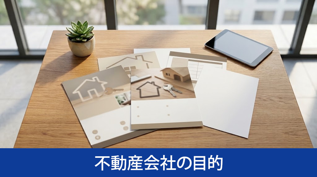 売却チラシにおける不動産会社の目的