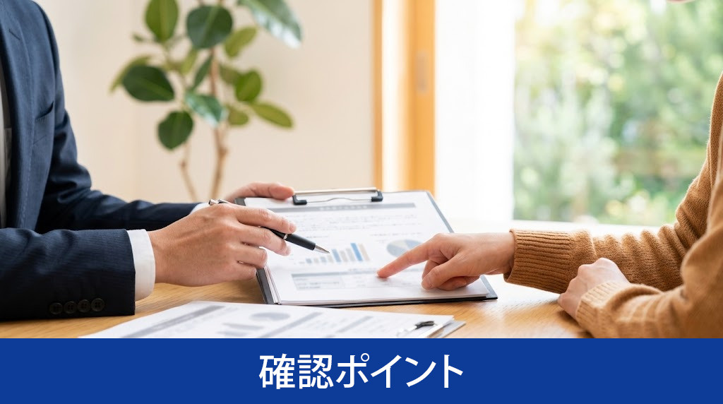 チラシや営業担当者と接する際の確認ポイント