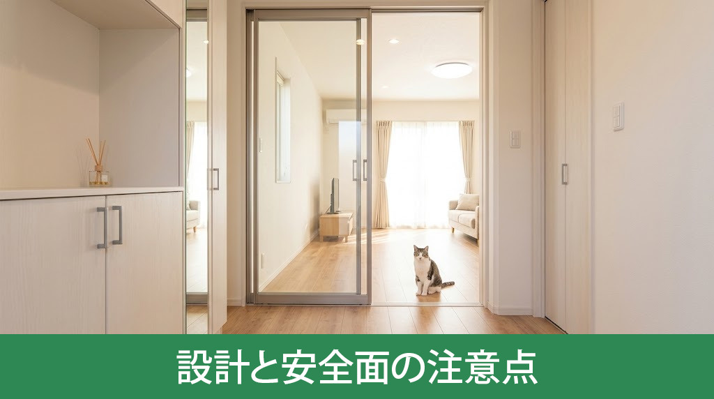 エリア別で見る設計と安全面の注意点