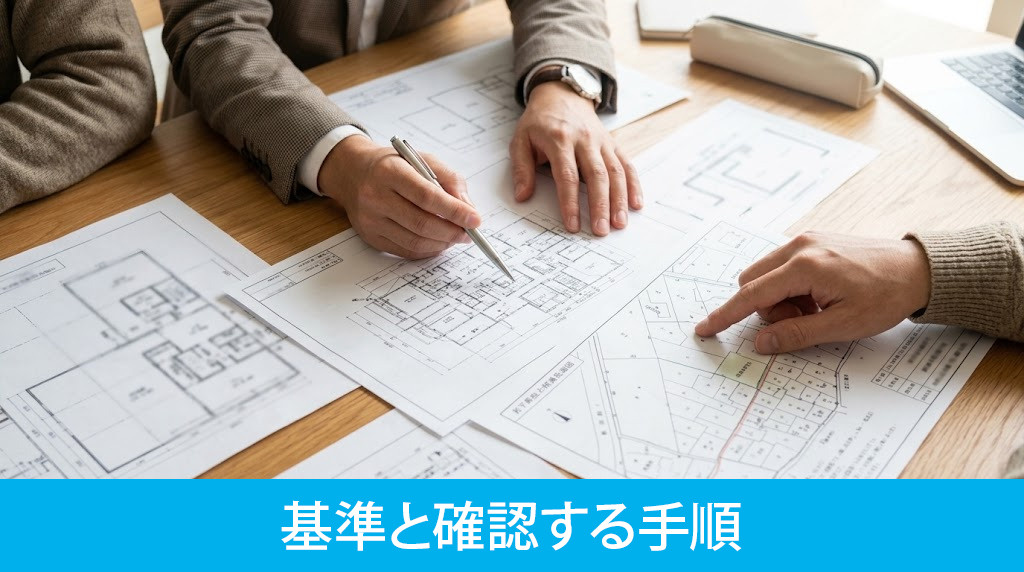 自治体で異なる隅切りの基準と確認する手順