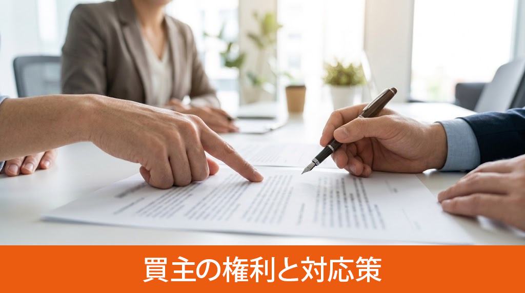 契約不適合責任における買主の権利と対応策