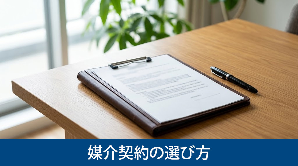 気付かれずに売るための媒介契約の選び方