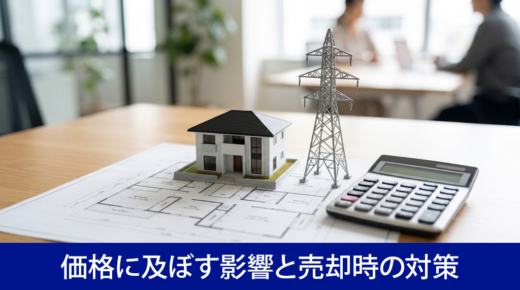 送電線が不動産価格に及ぼす影響と売却時の対策