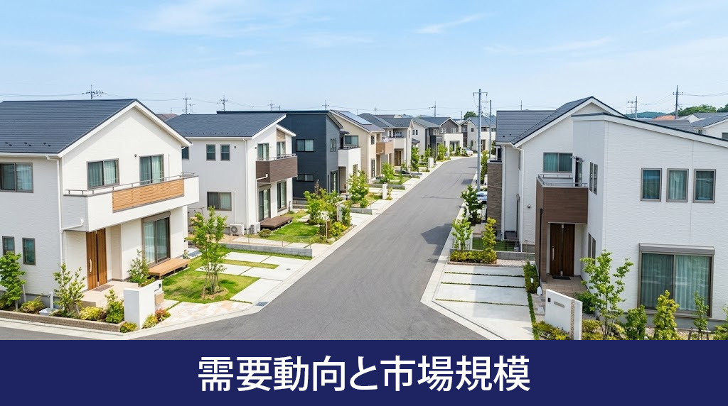 新築・中古一戸建ての需要動向と市場規模