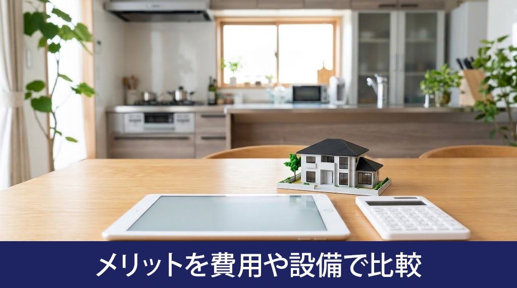 新築・中古のメリットを費用や設備で比較