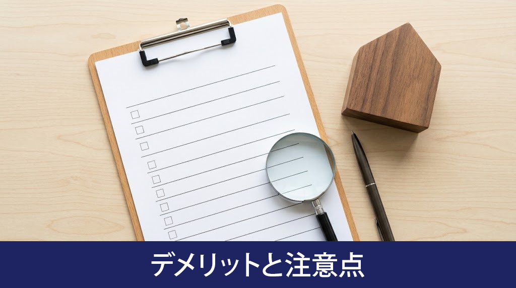 新築・中古を選ぶ際のデメリットと注意点
