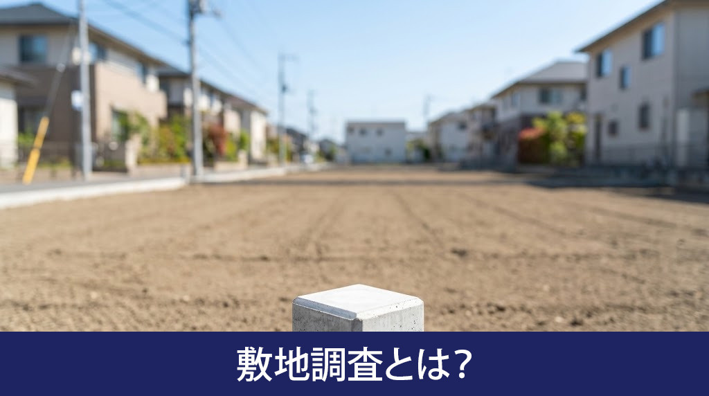 土地の敷地調査とは?