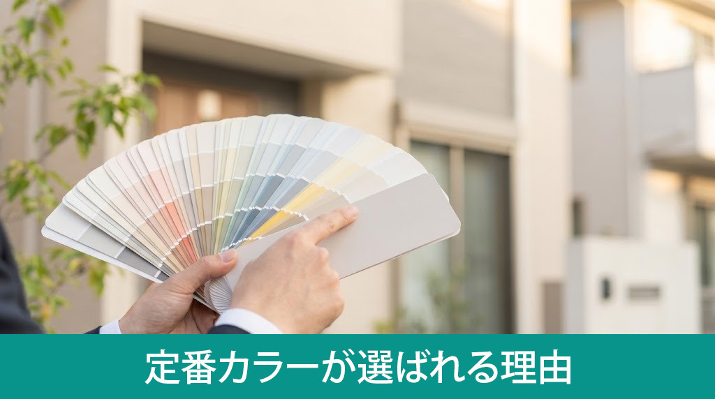外壁塗装で定番カラーが選ばれる理由