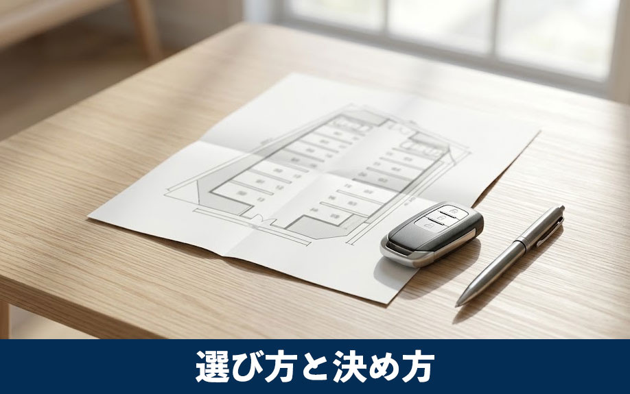 後悔しないマンション駐車場の選び方と決め方