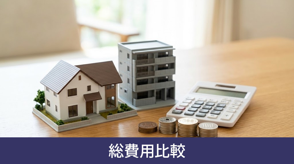 老後を見据えた持ち家と賃貸の総費用比較