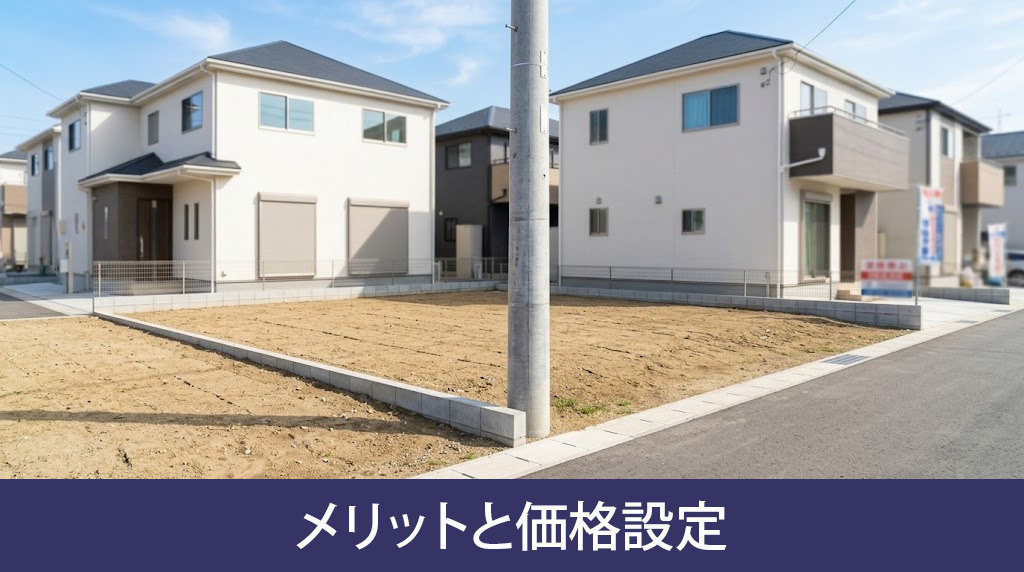土地に電柱があるメリットと価格設定