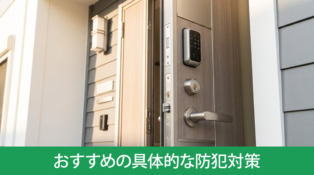 新築一戸建てにおすすめの具体的な防犯対策
