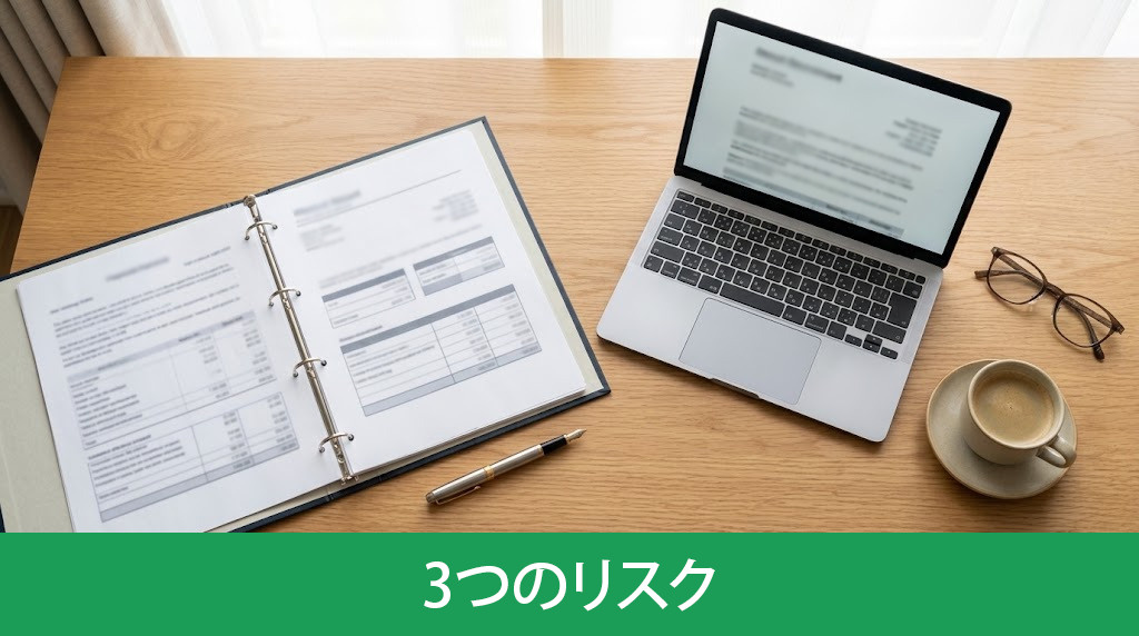 一括購入前に知っておくべき3つのリスク