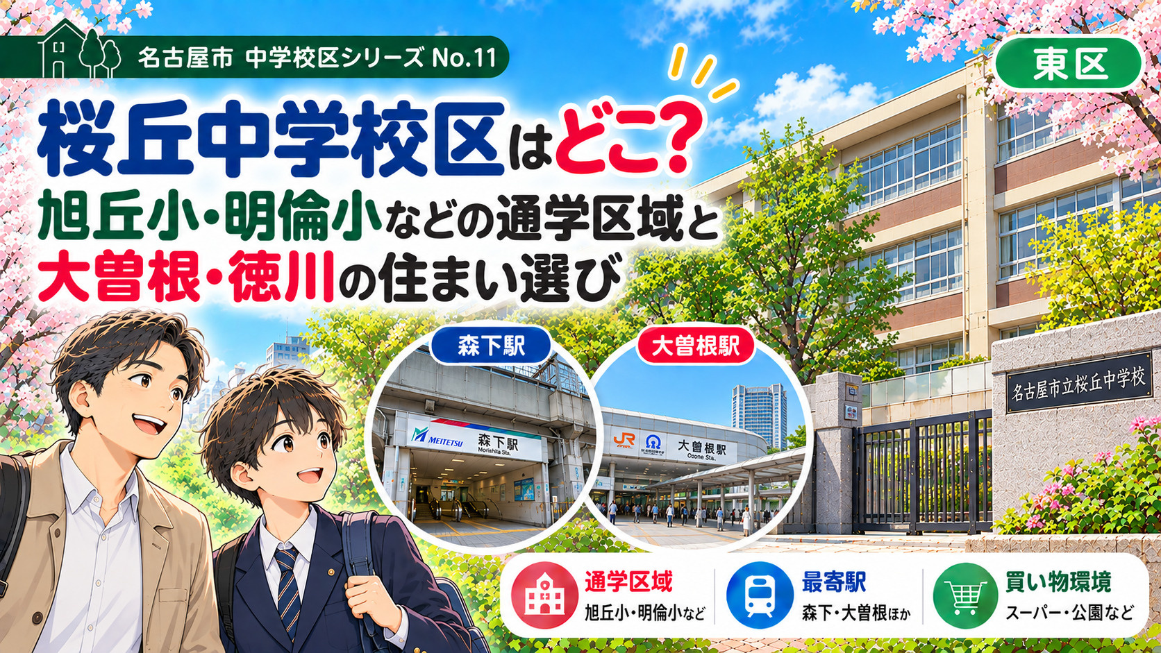 桜丘中学区