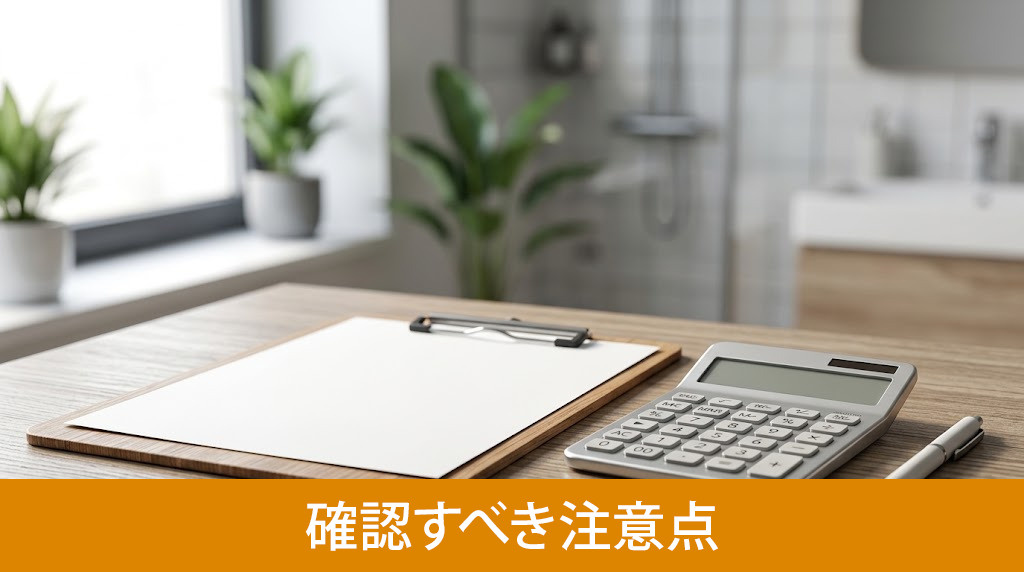 水回り移動を計画する前に確認すべき注意点