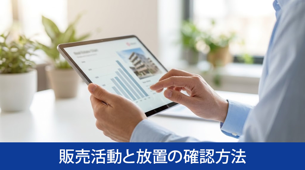媒介契約後の販売活動と放置の確認方法