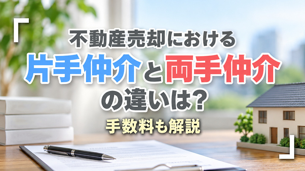 不動産売却における片手仲介と両手仲介の違いは?手数料も解説
