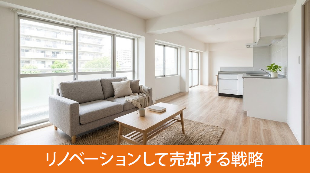 団地をリノベーションして売却する戦略