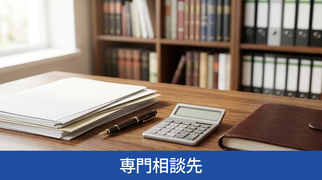 法務や税務の問題が絡む場合の専門相談先