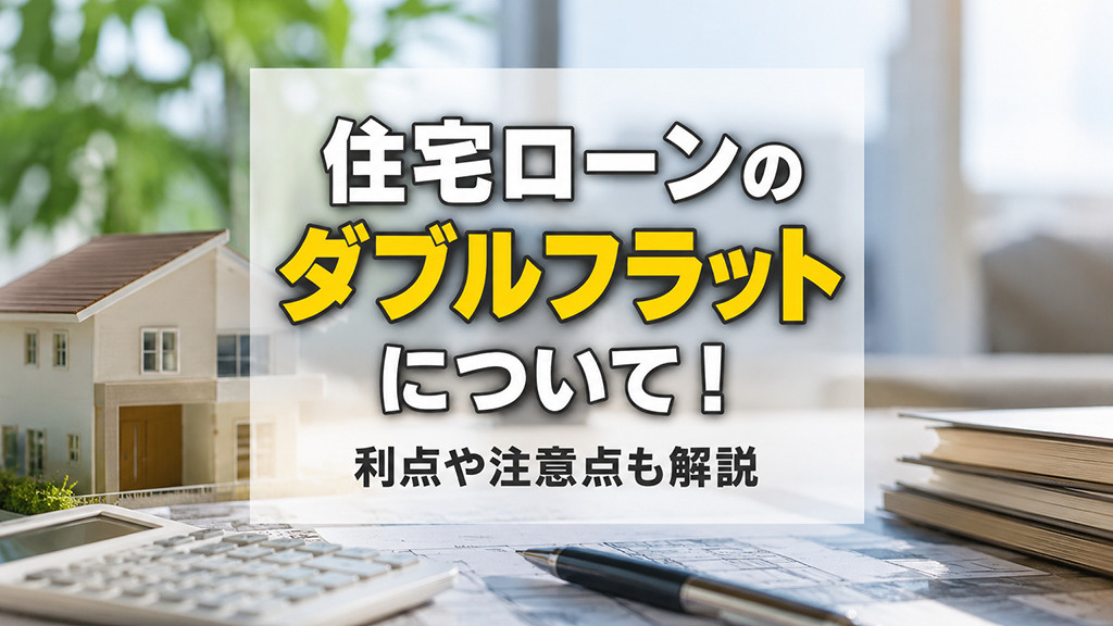 住宅ローンのダブルフラットについて!利点や注意点も解説