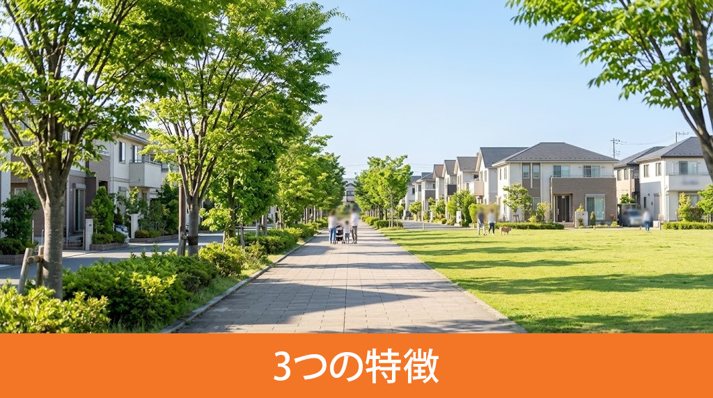 暮らし目線で見る新興住宅地の3つの特徴