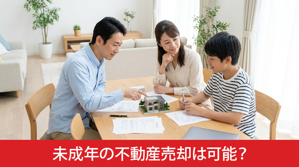 未成年の不動産売却は可能?