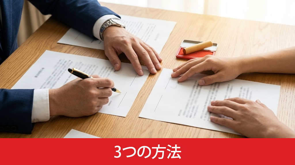 未成年が不動産を売却する際の3つの方法