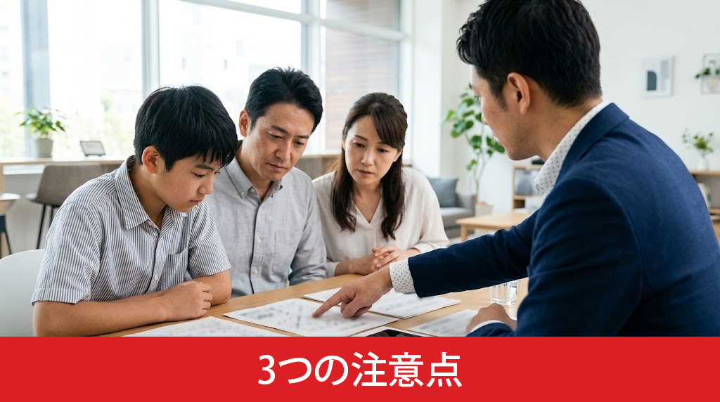 未成年が不動産売却をする際の3つの注意点