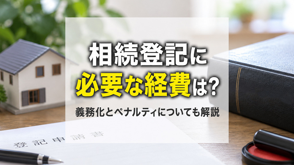 相続登記に必要な経費は?義務化とペナルティについても解説