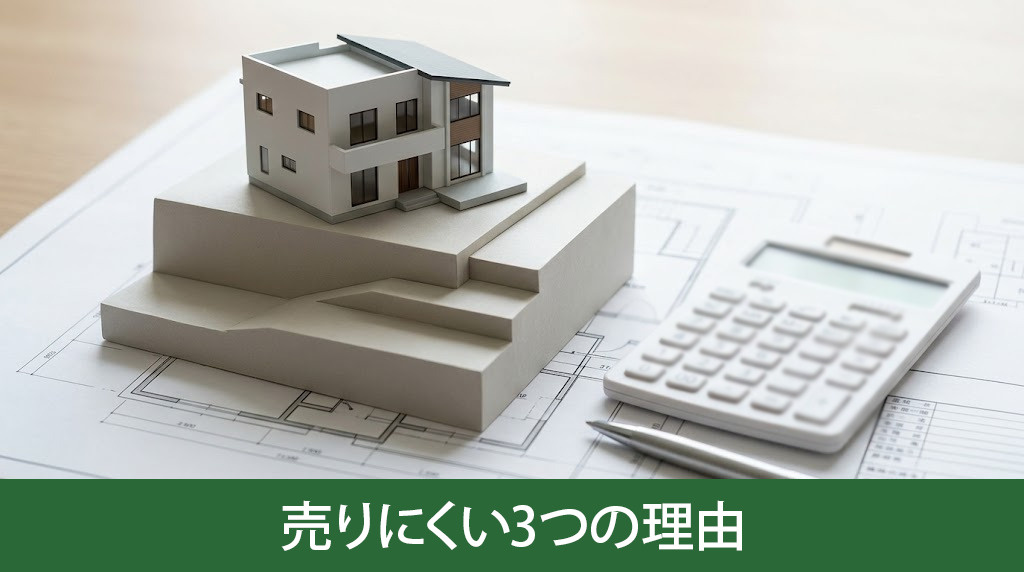 擁壁付き不動産が売りにくい3つの理由