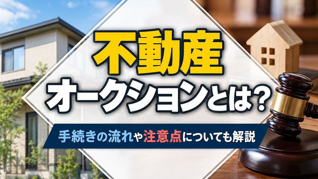不動産オークションとは?手続きの流れや注意点についても解説