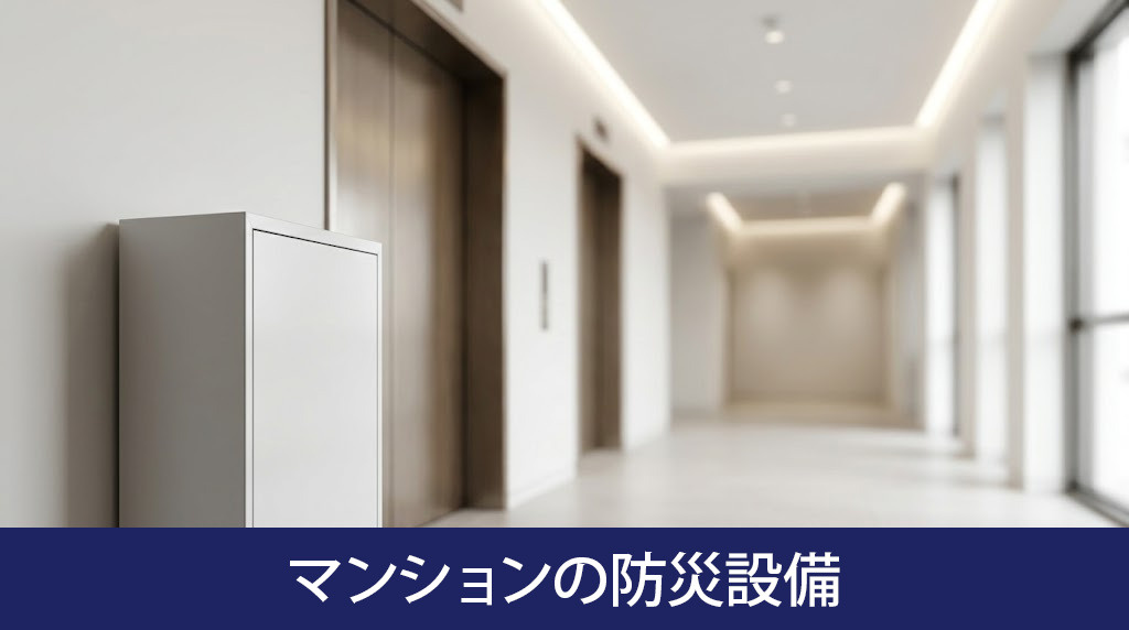 いざという時に役立つマンションの防災設備