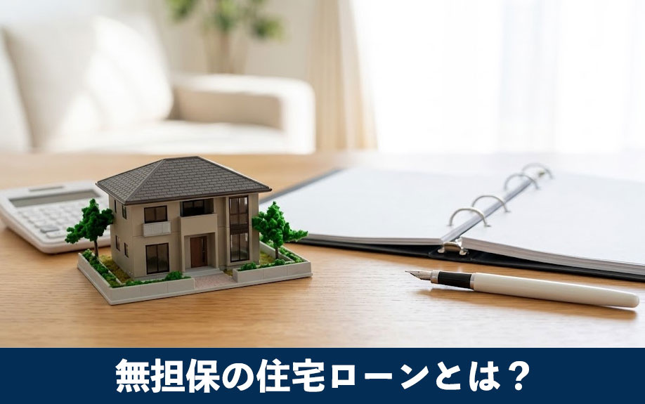 無担保の住宅ローンとは?