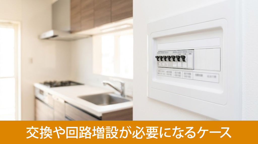 分電盤の交換や回路増設が必要になるケース
