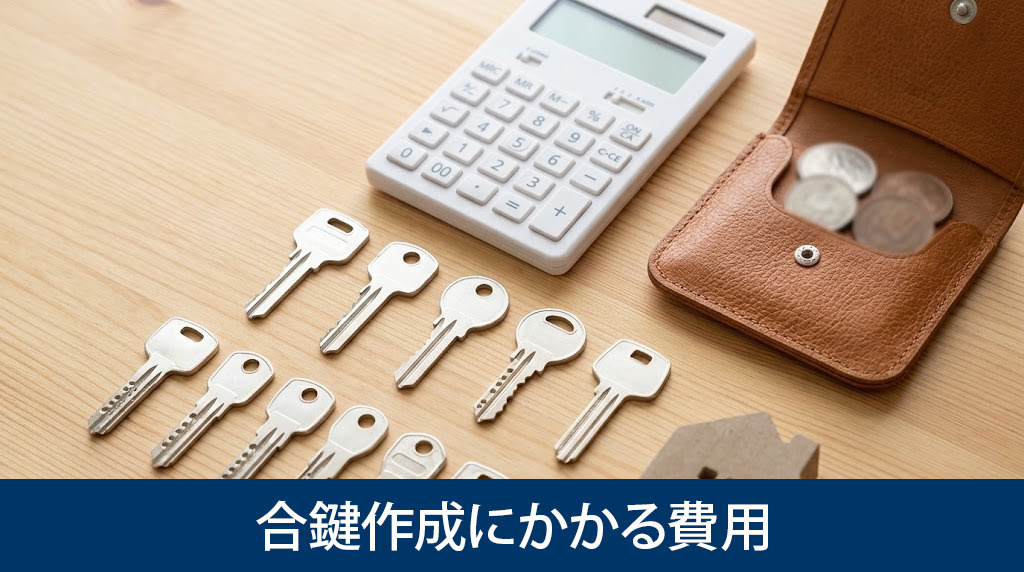鍵の種類別に見る賃貸の合鍵作成にかかる費用