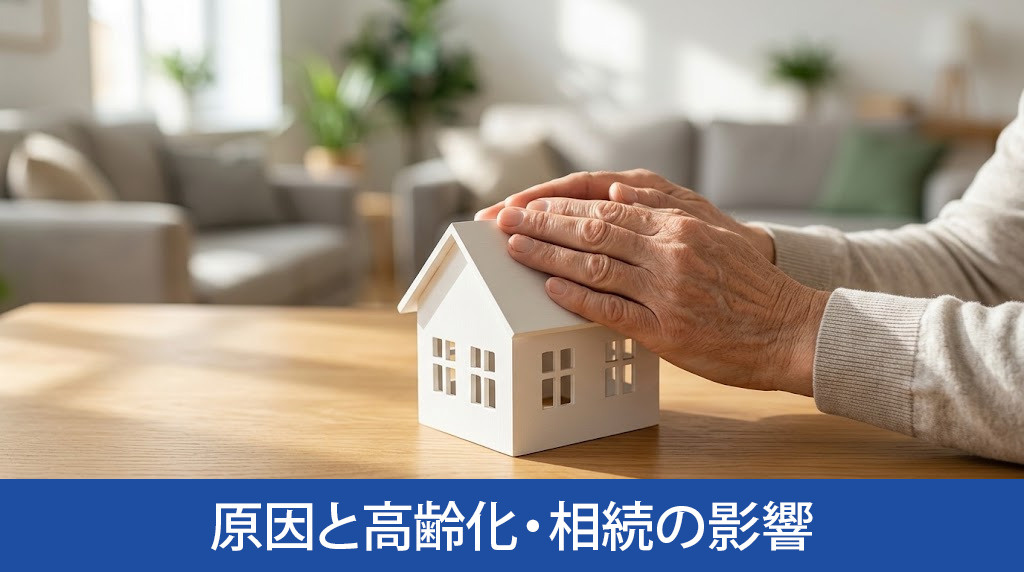 空き家が増加する原因と高齢化・相続の影響