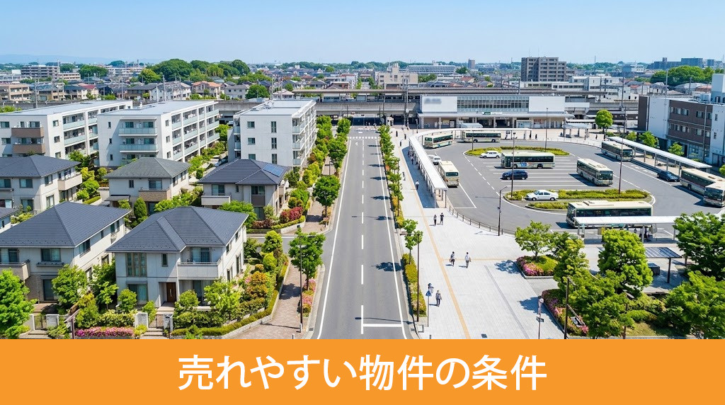 どちらにも共通する売れやすい物件の条件