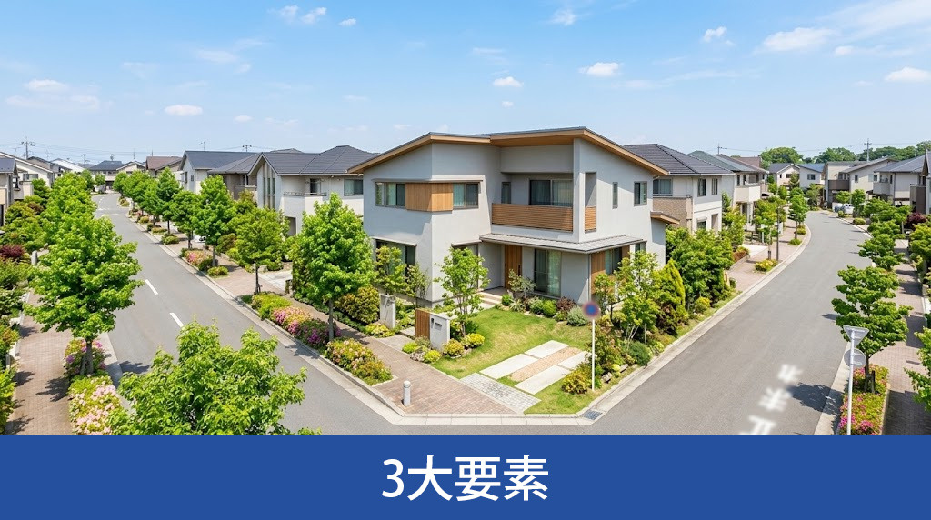 売れる家の条件となる3大要素