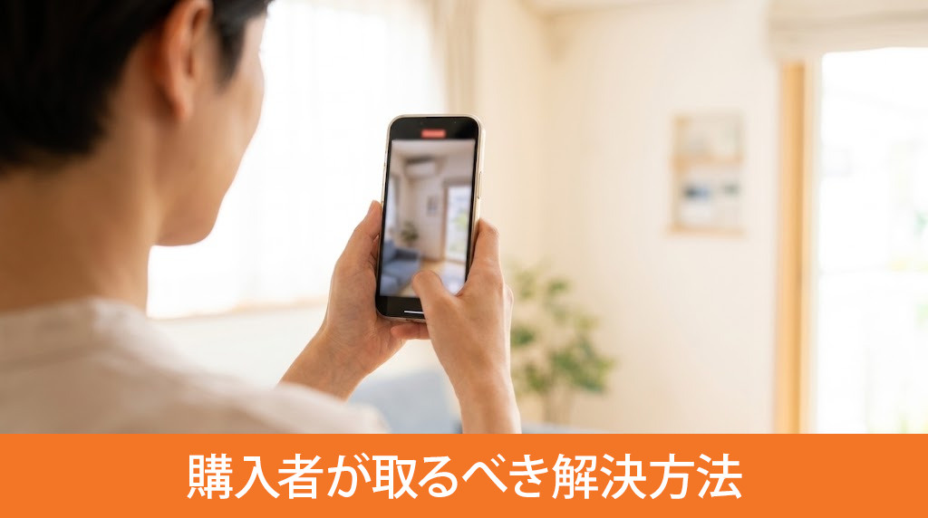 欠陥を見つけた購入者が取るべき解決方法