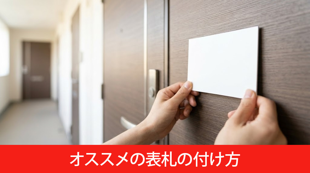 賃貸物件で失敗しないオススメの表札の付け方