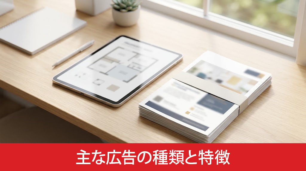 不動産売却で活用される主な広告の種類と特徴