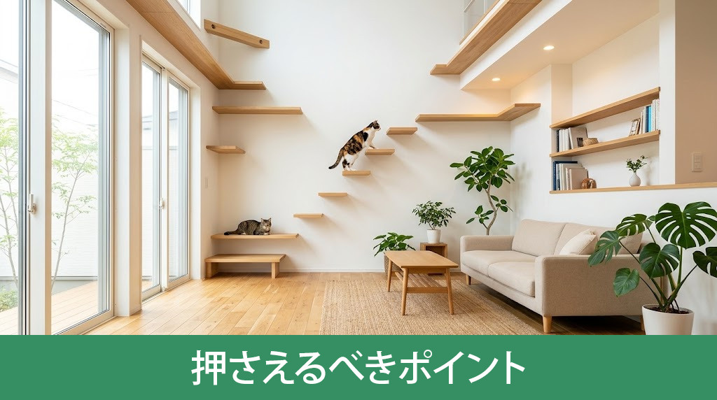 新築で猫と暮らすために押さえるべきポイント