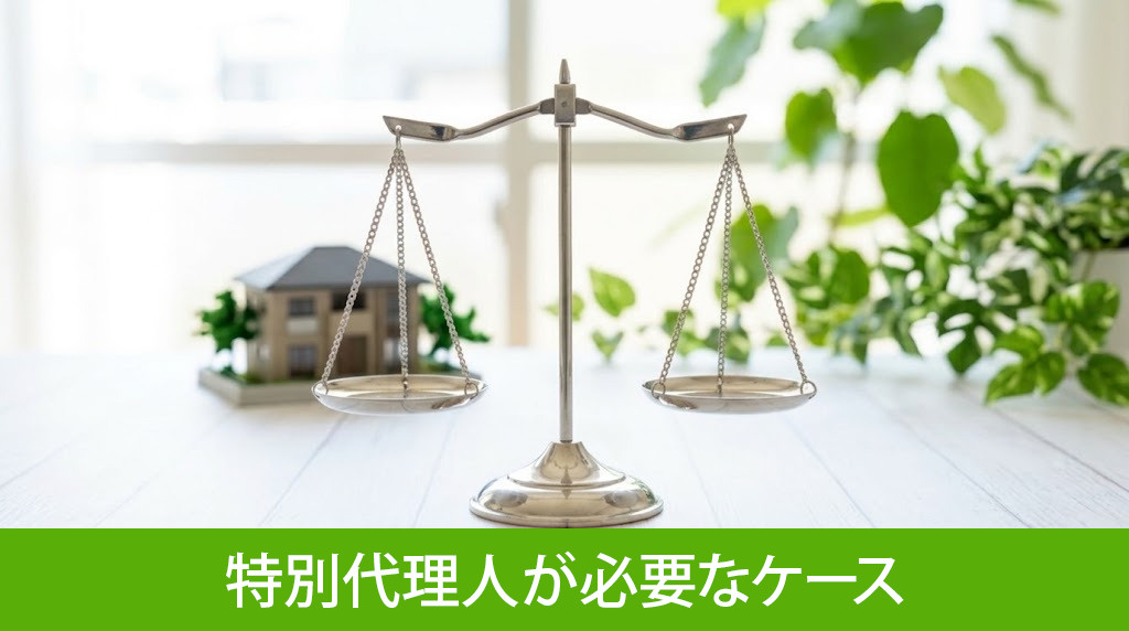 不動産相続で特別代理人が必要なケース