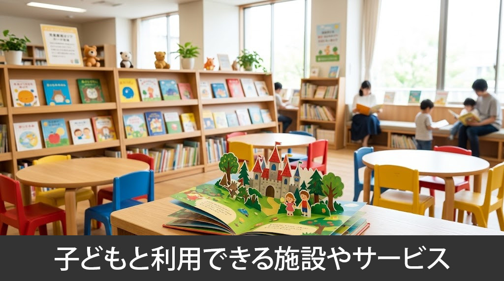 「熊本県立図書館」の子どもと利用できる施設やサービス