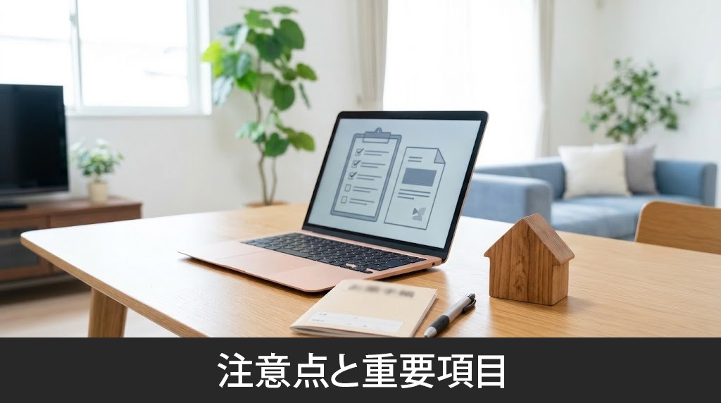 一般団信に加入する際の注意点と重要項目