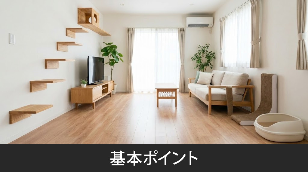 新築で猫と快適に暮らすための基本ポイント