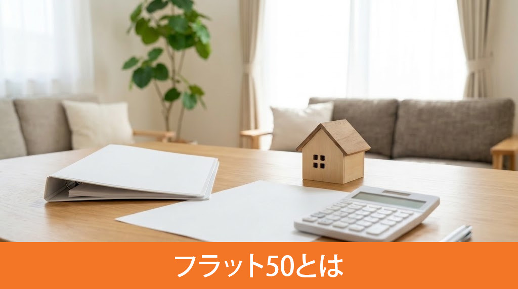 最長50年固定の住宅ローンであるフラット50とは