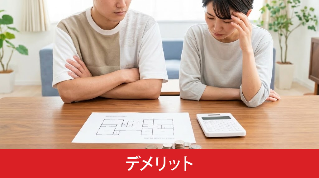 結婚前に家を買うデメリット
