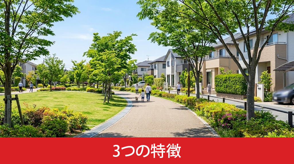 新興住宅地が持つ3つの特徴