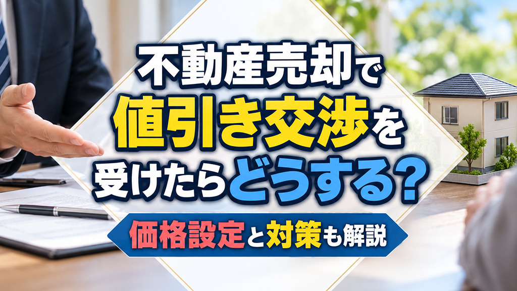 不動産売却で値引き交渉を受けたらどうする?価格設定と対策も解説